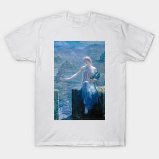 The Valkyries Vigil, Edward Robert Hughes T-Shirt